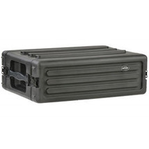 SKB 1SKB-R3S 3U rSeries Portable Shallow Rack Case for Audio System Devices - $204.99