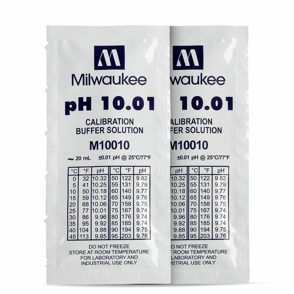 Milwaukee M10010B pH 10.01 Calibration Solution Sachets (25) - $39.99