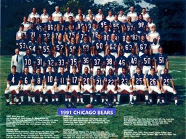 1991 CHICAGO BEARS 8X10 TEAM PHOTO FOOTBALL NFL PICTURE - $4.94
