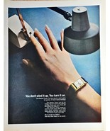 TIMEX - The Electric Timex &quot;Wind It Up&quot; 1968 VTG Print AD - $9.80