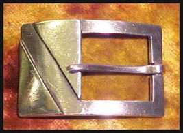 Original Art Deco Sterling Silver Buckle Mexico 47.2 Grams - $101.71 CAD