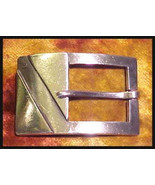 Original Art Deco Sterling Silver Buckle Mexico 47.2 Grams - £59.95 GBP