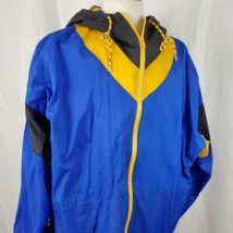 Vintage Voit Equipment Windbreaker Jacket XL Hooded Lined Full Zip Nylon... - $29.99