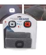 Front &amp; Rear Illuminated Beanie Flashlight White Red 4x200 Lumen LED Hat... - $25.64 CAD