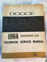 1964 Dodge 880 Passenger Car Technical Service Manual OEM - £22.76 GBP