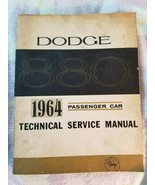 1964 Dodge 880 Passenger Car Technical Service Manual OEM - €25,16 EUR