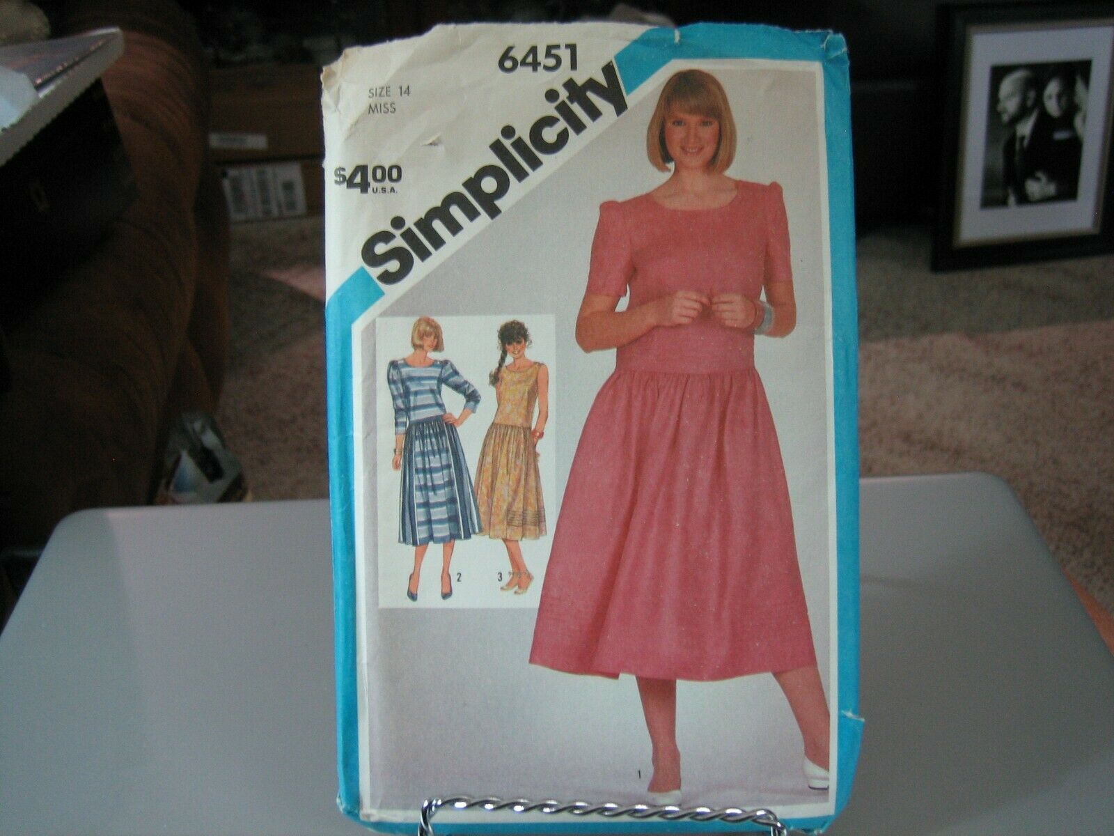 Simplicity 6451 Misses Dresses Pattern - Size 14 Bust 36 Waist 28 - £6.31 GBP