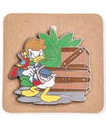Pirates of the Caribbean Disney Pin: Donald Duck with Parrot - £15.64 GBP