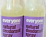 2 Pack Everyone for Everybody Natural Deodorant Spray Lavender &amp; Citrus ... - $24.95