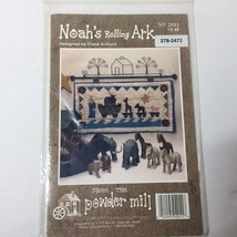 Noah&#39;s Rolling Ark Quilt Pattern 11&quot; x 20.5&quot; From the Powder Mill - £10.24 GBP