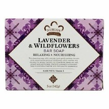 Nubian Heritage Soap Bar, Lavender and Wildflower, 5 Ounce - £7.77 GBP