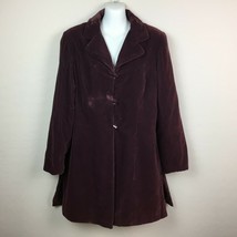 Coldwater Creek Women&#39;s Purple Coat Jacket Work Office Business Winter M Medium - £35.37 GBP