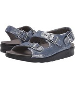 SAS Womens Relaxed Heel Strap Sandal-Silver/Blue-Size 9.5-Wide - $266.63 CAD