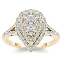 Authenticity Guarantee 
14K Yellow Gold 0.51 Ct Diamond Pear Shaped Engagemen... - £766.61 GBP