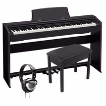 Casio Privia PX-770 Digital Piano - Black HOME ESSENTIALS BUNDLE - £1,034.40 GBP