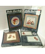 Vtg Dale Burdett Lot 4 Country Cross Stitch Kits NEW Teddy Bears Toys 1980s - €22,74 EUR