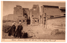 The Pavilion of the Temple of Rameses III Egypt Postcard - £5.20 GBP