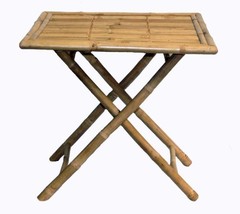 Bamboo Tiki Square Table 30&quot; Patio Deck or Indoor - £95.41 GBP