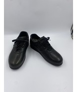 SAS Black Leather Lace Up Comfort Walking Sneaker size 7 1/2 N - $29.35