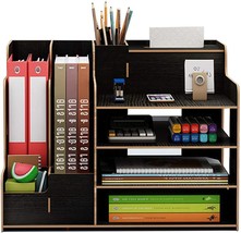 Catekro Wooden Desktop Organizer, Desk Organizers and Accessories, Desktop - £37.01 GBP