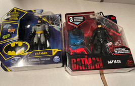 2- Different Batman 3.75" Action Figures - DC Bat Tech Spin Master Toys • MIP - £5.41 GBP