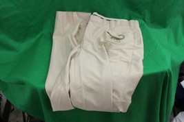 WEST LINE SCORPION Mens snap pockets western unhemmed dress pants CREAM size 50 - £14.86 GBP