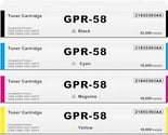 Gpr58 Toner Cartridge Remanufactured For Canon 2182C003Aa 2183C003Aa 218... - $555.99