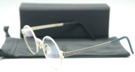 NEW BLACKFIN BF 809 GRAYLAND COL. 759 WHITE SILVER AUTHENTIC EYEGLASSES ... - $259.93