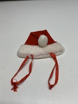 Santa Hat Dog Costume Dogwear Christmas Xmas Elves Hat KG Size Small - £9.52 GBP