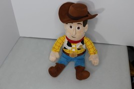 Disney Pixar Toy Story 14&quot; Plush Woody Doll Kohls Cares Preowned - £11.63 GBP