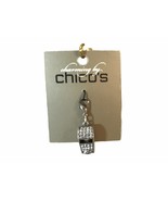 Charming By Chico&#39;s Mini Whistle Charm for Purse, Bracelet or KeyRing.  NEW - £8.64 GBP