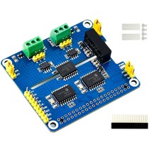 2-Channel Isolated Can Bus Expansion Hat For Raspberry Pi 4B/3B+/3B/2B/B+/A+/Zer - £39.33 GBP