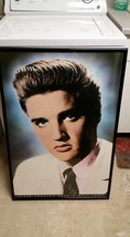 LARGE ELVIS FRAMED POSTER 36&quot; x 24.5&quot; - GREAT CONDITION - ***WILL SHIP*** - £69.41 GBP