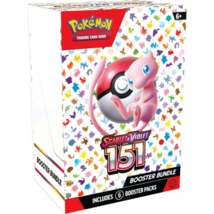 Pokemon 151 English Booster Bundle 6 packs Scarlet &amp; Violet English sealed NEW - £44.02 GBP