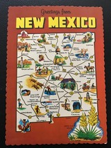 1960&#39;s Die-cut Postcard - Greetings From New Mexico  - £2.97 GBP