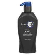 It's A 10 He's A 10 Miracle 3-in-1 Shampoo, Conditioner and Body Wash 10oz  - £21.58 GBP
