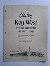 Key West Original Bingo Pinball Machine Parts Manual Game Schematic 1956... - £47.38 GBP