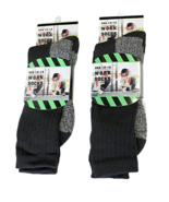 2 Pack Men&#39;s Extra Long Work and Boot Socks, Size 10-15 Outdoor Warm Com... - £11.62 GBP