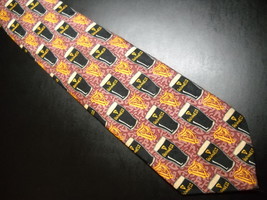 Guinness Mens Dress Neck Tie Hand Made Pure Silk by Simone Walsh Harps and Pints - £10.15 GBP