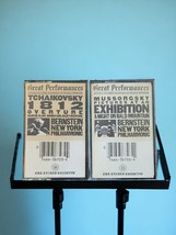 Great Performances x 2 Cassette Tapes Bernstein New York Philharmonic Acclaimed - £14.17 GBP