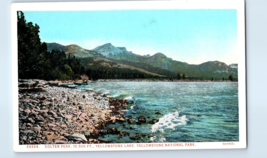 Colter Peak Yellowstone Lake Yellowstone National Park Montana Postcard - £5.37 GBP