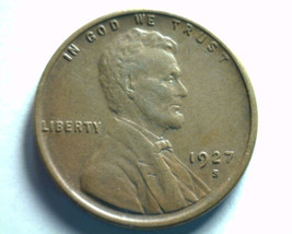 1927-S Lincoln Cent Penny Extra Fine / About Uncirculated XF/AU Nice Coin EF/AU - £22.82 GBP