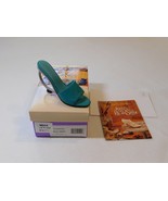 Just The Right Shoe by Raine Geometrika Aqua Item #25029 pre-owned (No COA) - £16.39 GBP