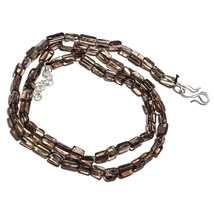 Smokey Topaz Natural Gemstone Beads Multi Shape Strand Length 19&quot; KB-1375 - £8.68 GBP