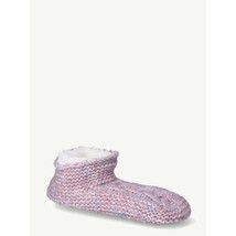 Joyspun Women&#39;s Knit Slipper Sock Booties, 1-Pack, One Size - £14.85 GBP
