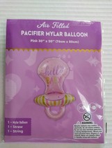 1 Pcs 30&quot; Girl Pacifier Foil Balloon Gender Reveal Decoration Baby Showe... - $10.34