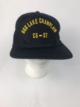 USS LAKE CHAMPLAIN CG-57 HAT NAVY SHIP TICONDEROGA CLASS GUIDED MISSILE ... - £13.42 GBP