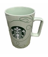 Starbucks Tall Latte Mug Mint Green Mermaid Siren Logo 15oz Coffee Ceramic - £9.98 GBP