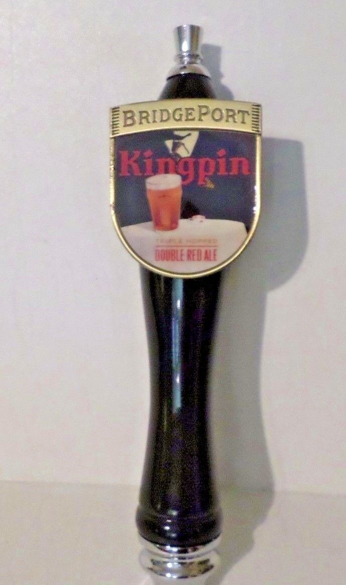 Bridgeport Kingpin Triple Hopped Double Red 11.5&quot; Draft Beer Tap Handle ... - $19.98