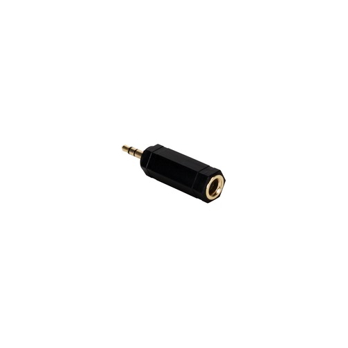 Qvs CC399PS-MF 3.5MM MALE TO 1/4 FEMALE AUDIO STEREO ADAPTOR - $18.70